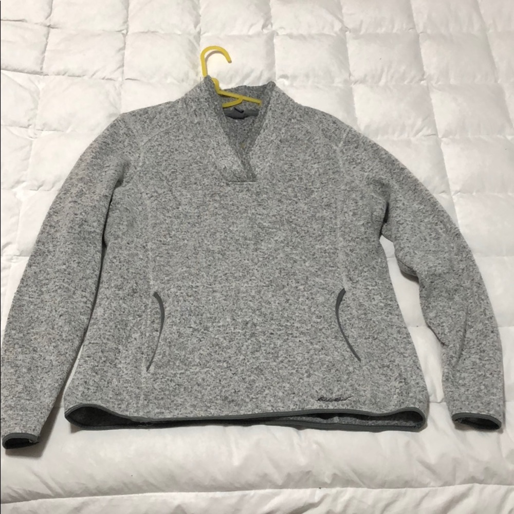 Grey Eddie Bauer Sweater